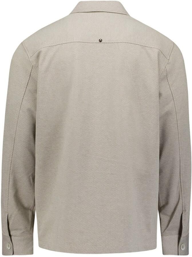 No Excess twill overshirt lichtbruin - Foto 2