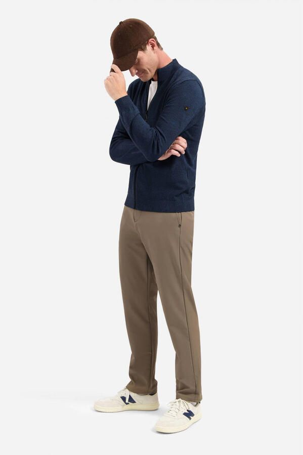 No Excess vest fijn gebreid donkerblauw - Foto 2