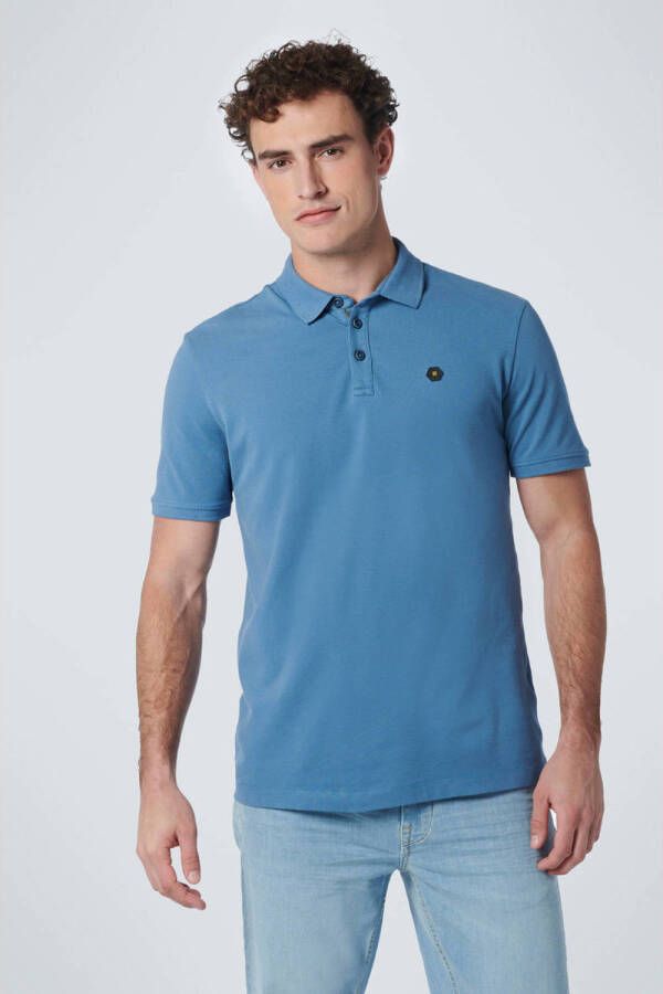 No Excess regular fit polo blue