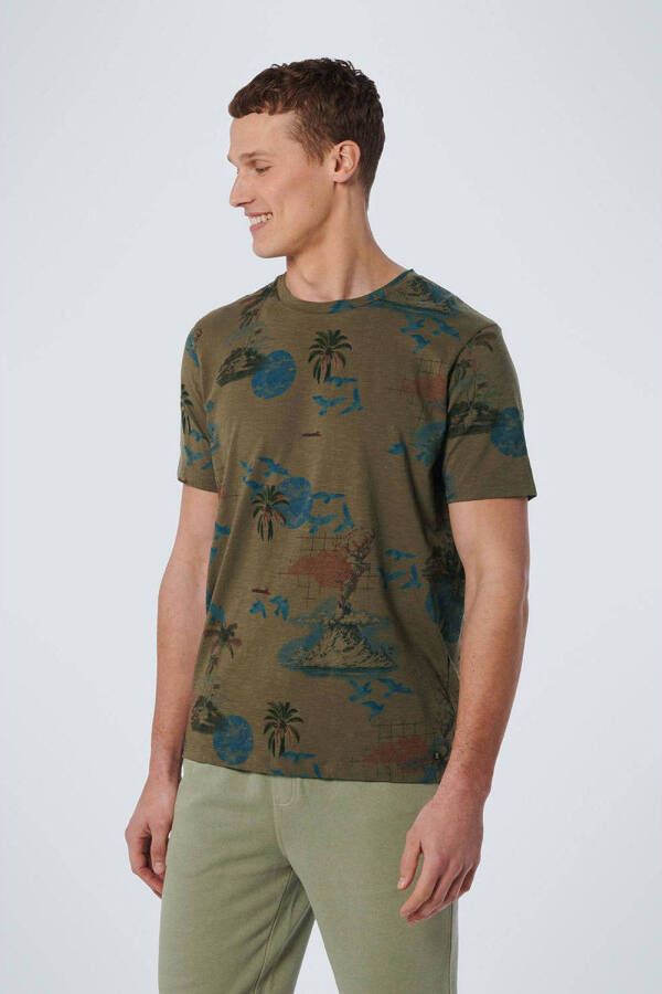 No Excess T-shirt met all over print army