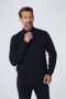 No Excess Cardigan jacquard responsible choic ink Blauw Heren - Thumbnail 1