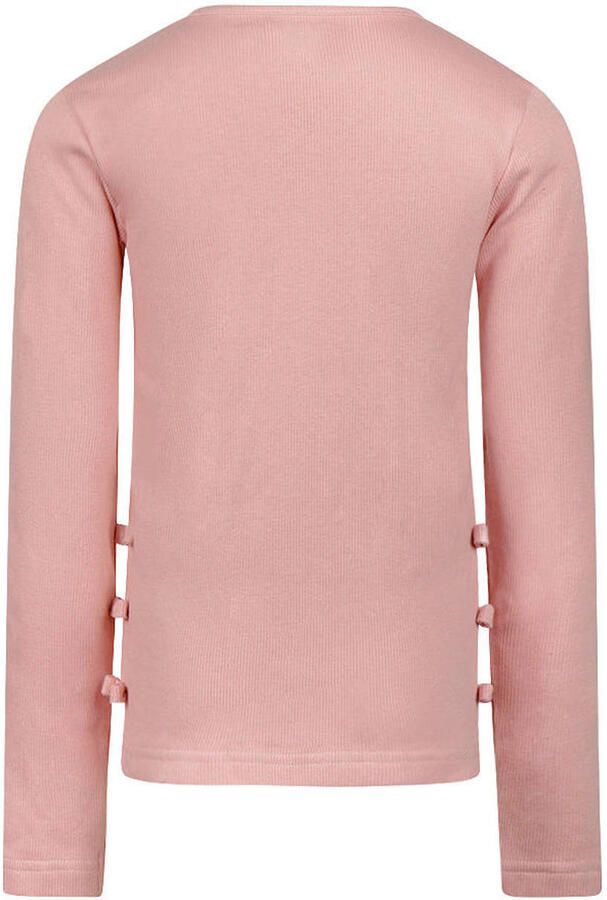 No Way Monday aansluitende longsleeve roze