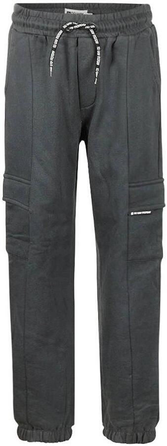 No Way Monday loose fit cargobroek grijs Jongens Sweat Effen