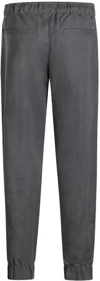 No Way Monday loose fit casual broek grijs - Foto 3