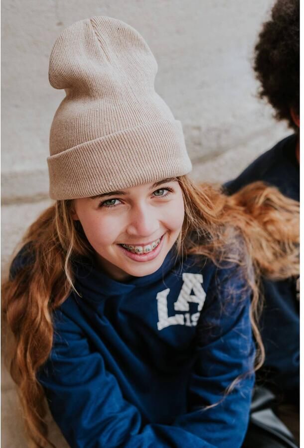 No Way Monday oversized hoodie met backprint donkerblauw Sweater Meisjes Katoen Capuchon - Foto 2