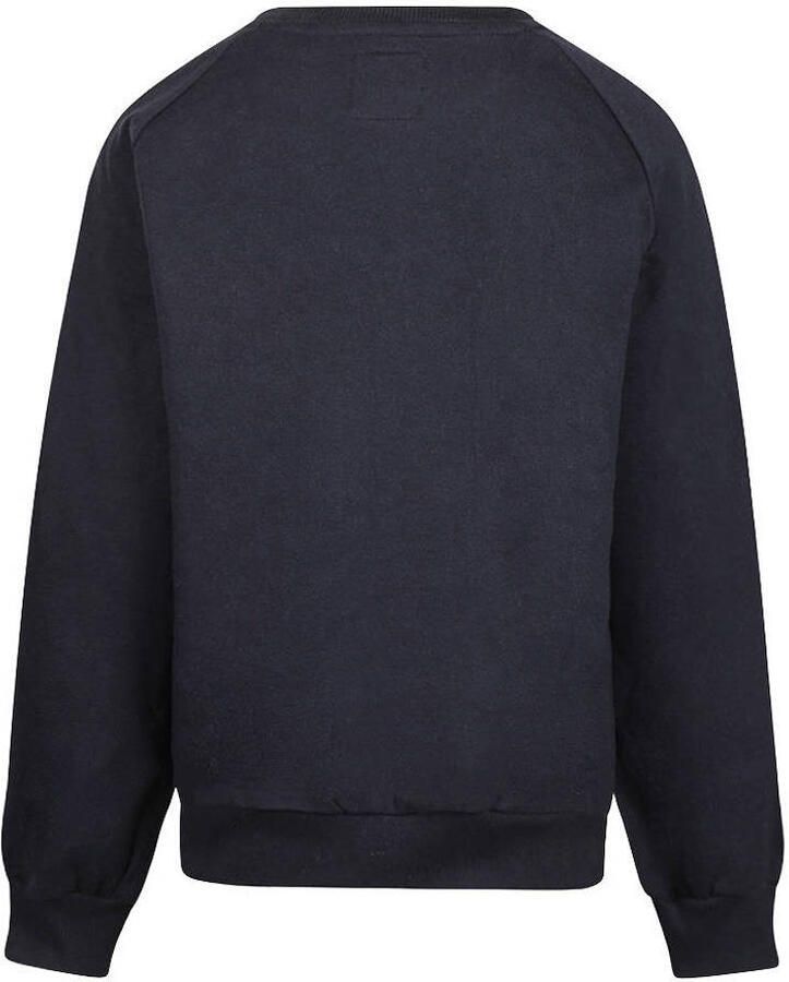No Way Monday oversized sweater met tekst blauw - Foto 2