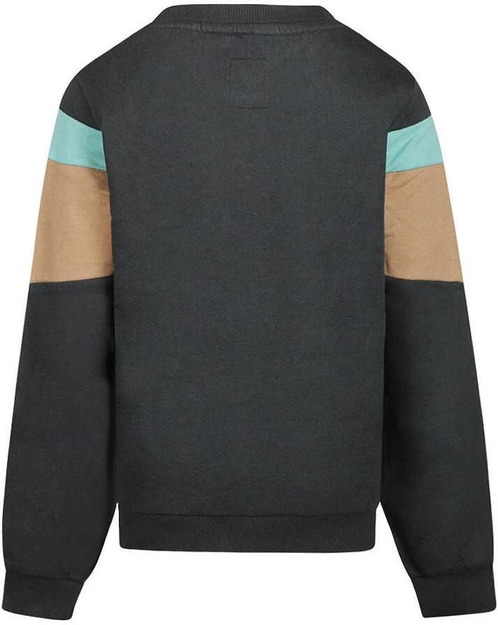 No Way Monday rechtvallende sweater met tekst donkergrijs beige Meerkleurig - Foto 2