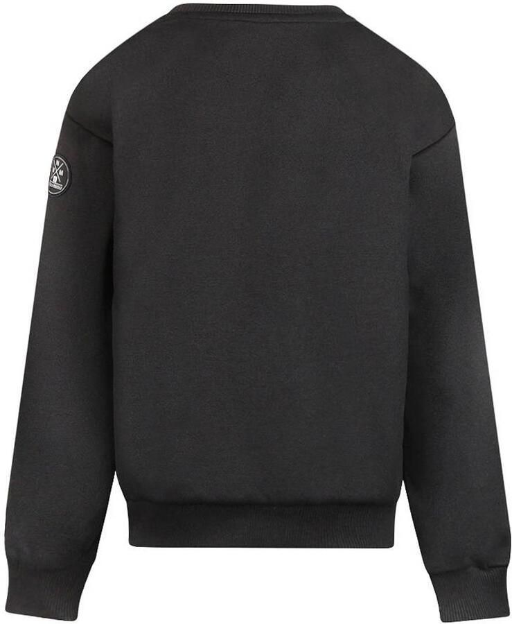 No Way Monday rechtvallende sweater met tekst zwart - Foto 2