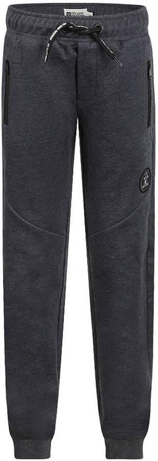No Way Monday regular fit joggingbroek donkerblauw Jongens Sweat Effen