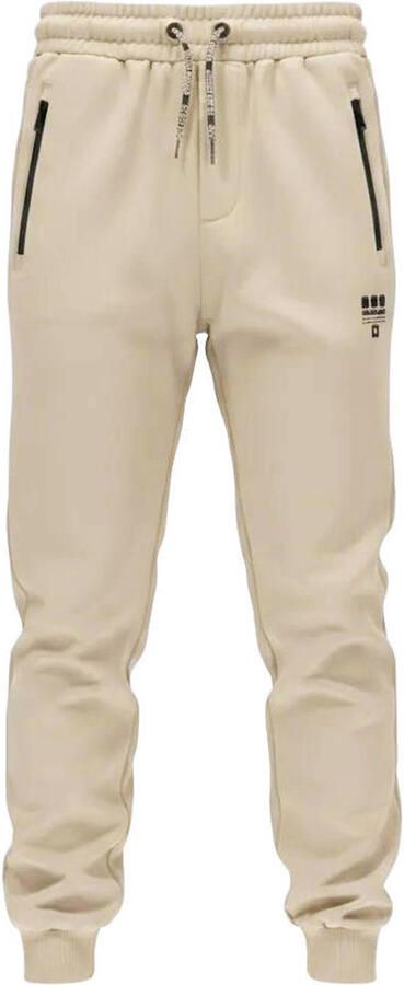 No Way Monday regular fit joggingbroek zand