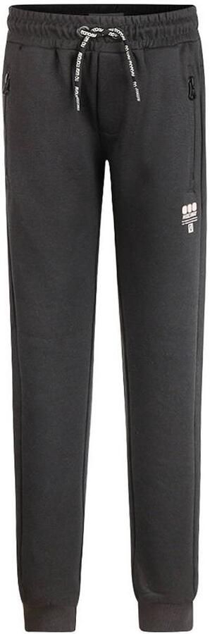 No Way Monday regular fit joggingbroek zwart Jongens Polyester Effen