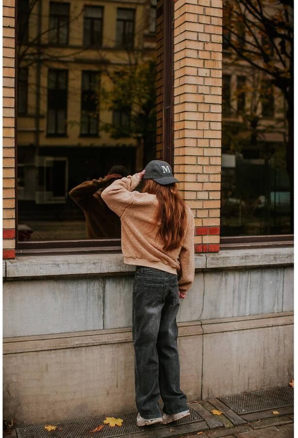 No Way Monday ripped wide leg jeans denim dark grey - Foto 2
