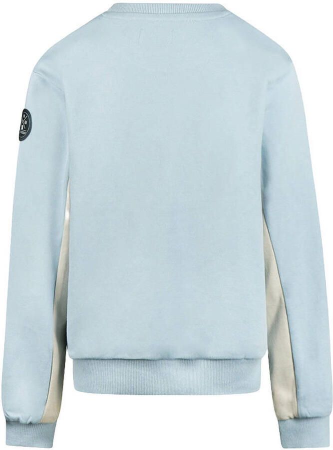 No Way Monday sweater lichtblauw - Foto 2