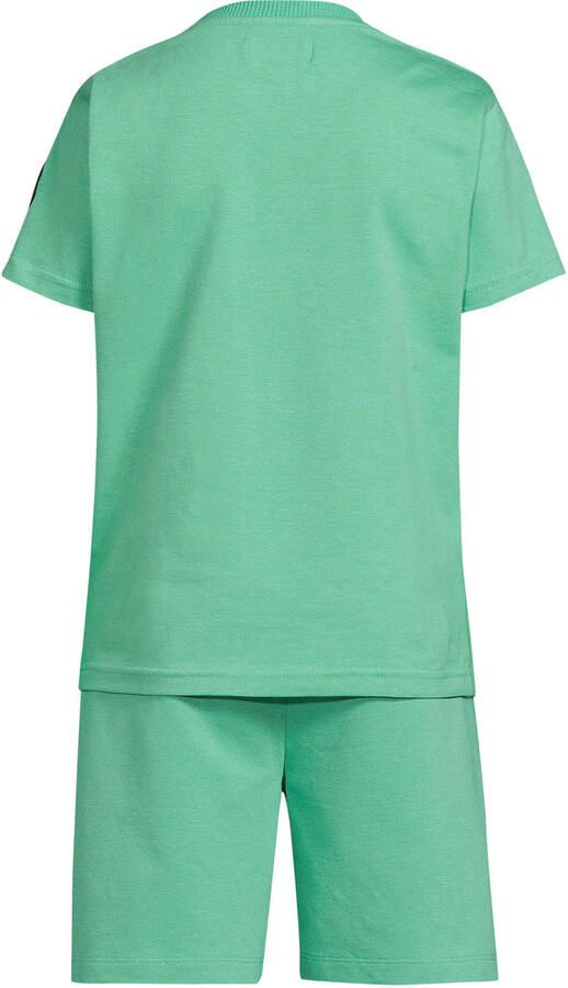 No Way Monday T-shirt + sweatshort groen - Foto 3