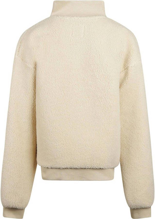 No Way Monday teddy sweater beige Trui Effen - Foto 2