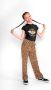 No Way Monday T-shirt met printopdruk donkergrijs - Thumbnail 1