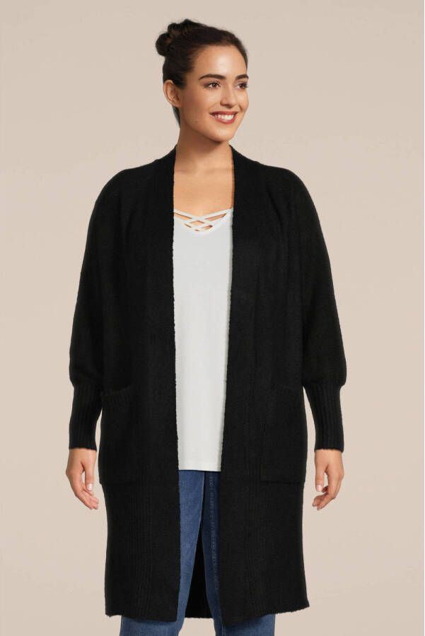 No.1 by OX vest met wol zwart