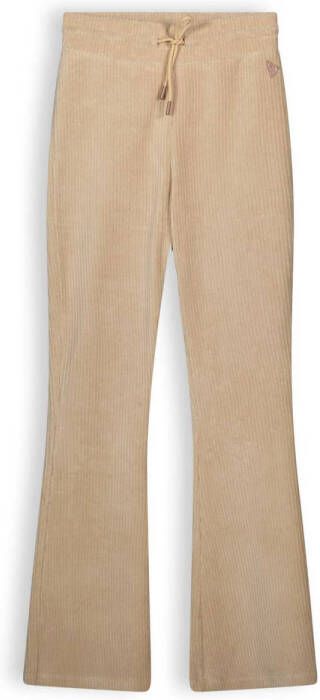 Nobell Beige Flared Broek Sady Girls Velvet Rib Flared Pants Beige - Foto 2