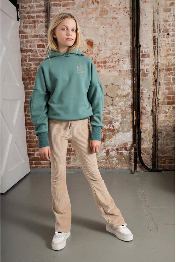 Nobell Beige Flared Broek Sady Velvet Rib Flared - Foto 2