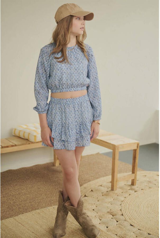 NoBell cropped top blauw
