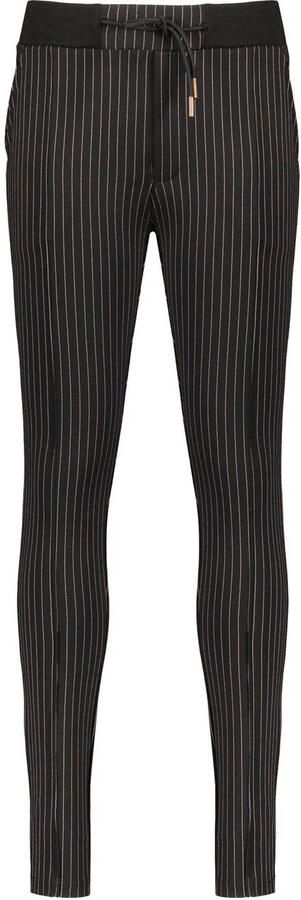 NOBELL Meisjes Broeken Secler Pants Pintstripe Punta Di Roma Zwart - Foto 3