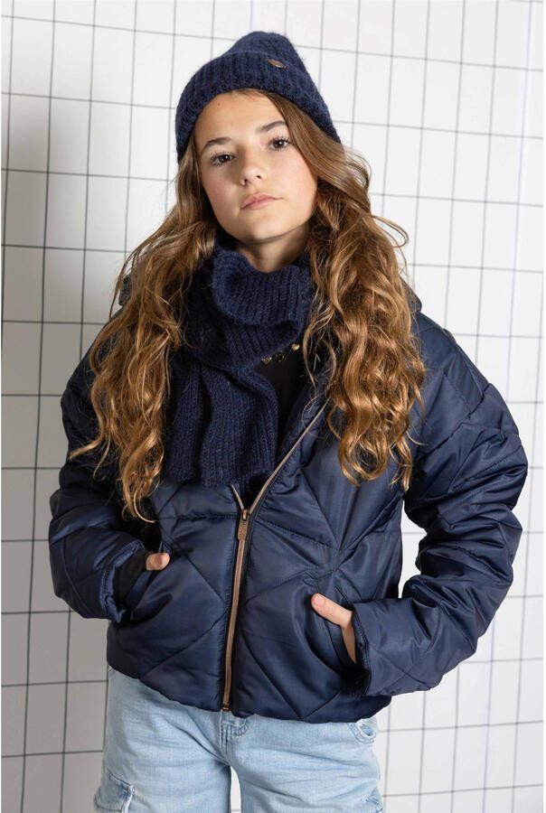 NoBell gewatteerde jas donkerblauw