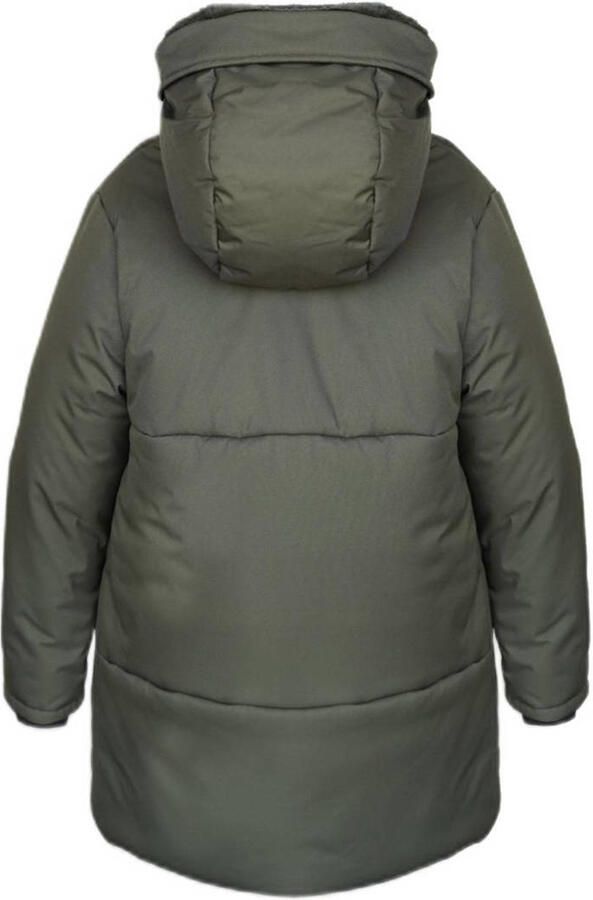 NoBell gewatteerde winterjas Belvina van gerecycled polyester armygroen 158 164 - Foto 2