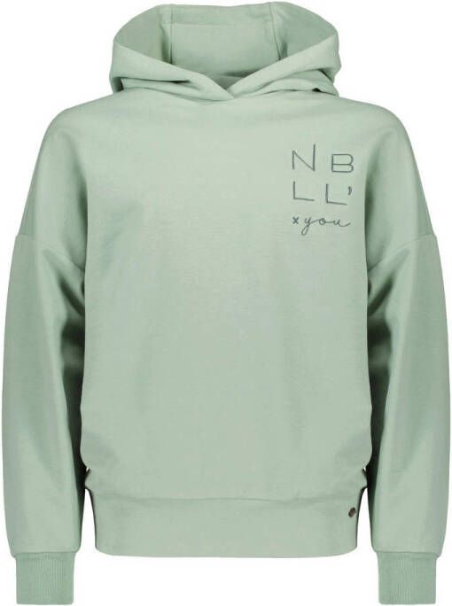 NoBell hoodie Kumy met tekst groen