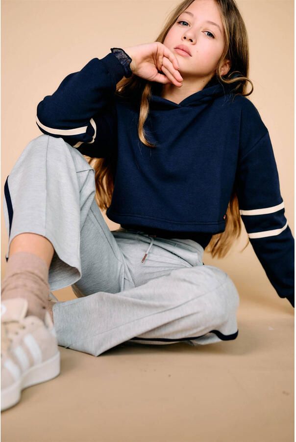 NoBell hoodie met print donkerblauw - Foto 2