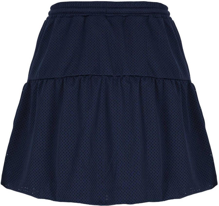 NoBell korte A-lijn rok donkerblauw Meisjes Polyester Effen maat 122-128 - Foto 2