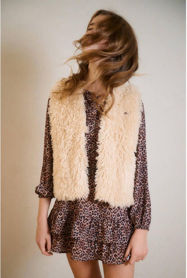 NoBell korte jurk bruin