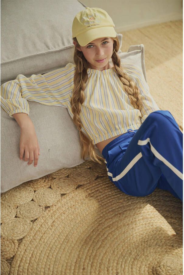 NoBell regular casual broek blauw