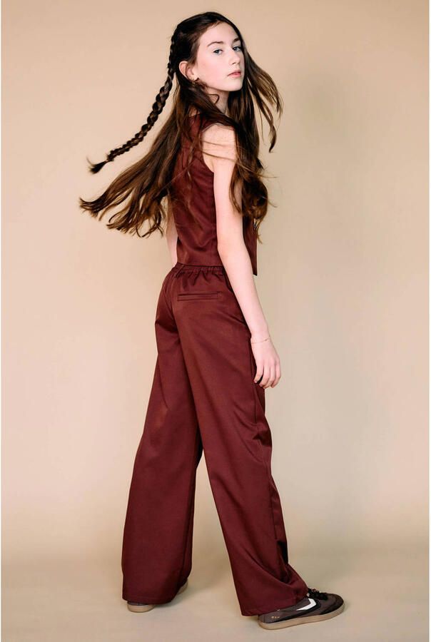 NoBell regular fit pantalon donkerbruin - Foto 2