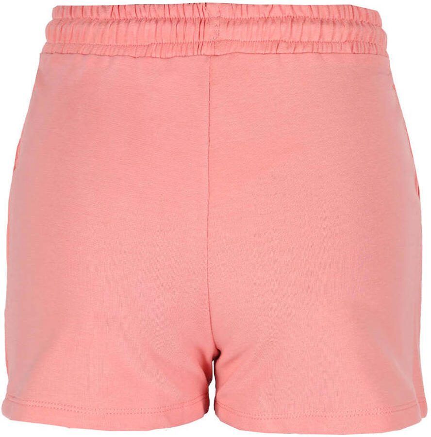 NoBell regular waist gebloemde sweatshort roze - Foto 2