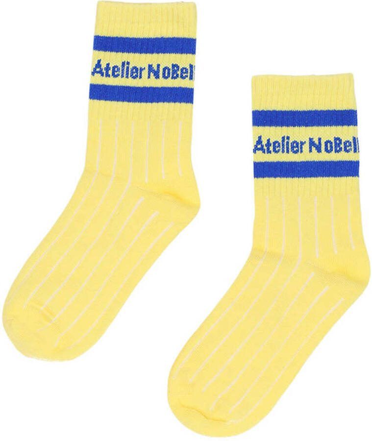 NoBell sokken geel blauw