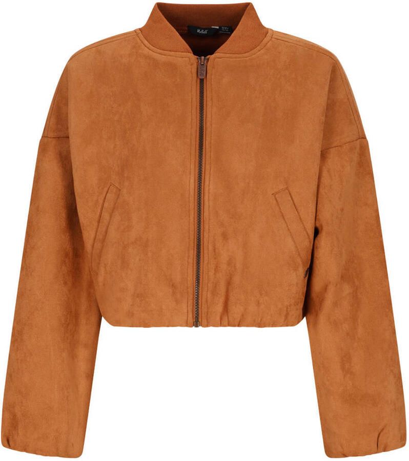 NoBell suèdelook jas bruin