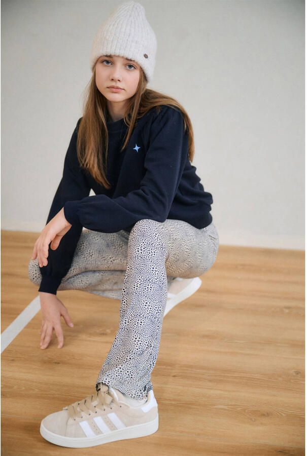 NoBell sweater met backprint donkerblauw - Foto 2