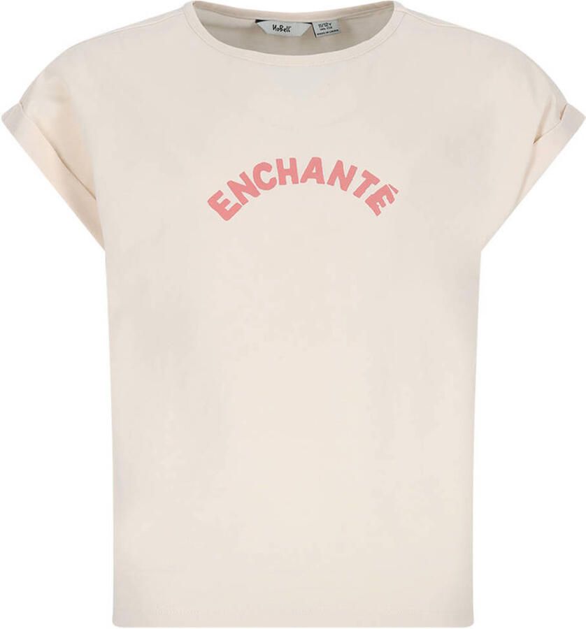 NoBell T-shirt met backprint wit