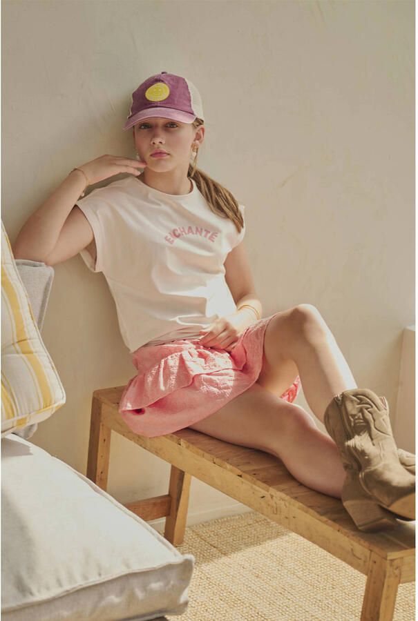 NoBell T-shirt met backprint wit - Foto 2