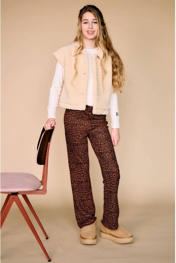 NoBell teddy gebreid vest ecru - Foto 2