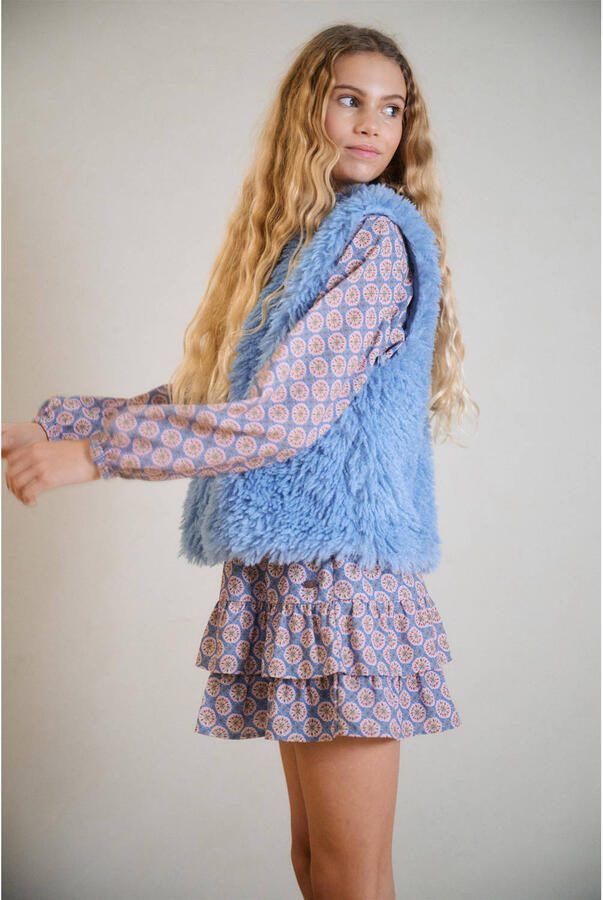 NoBell teddy gilet blauw - Foto 2