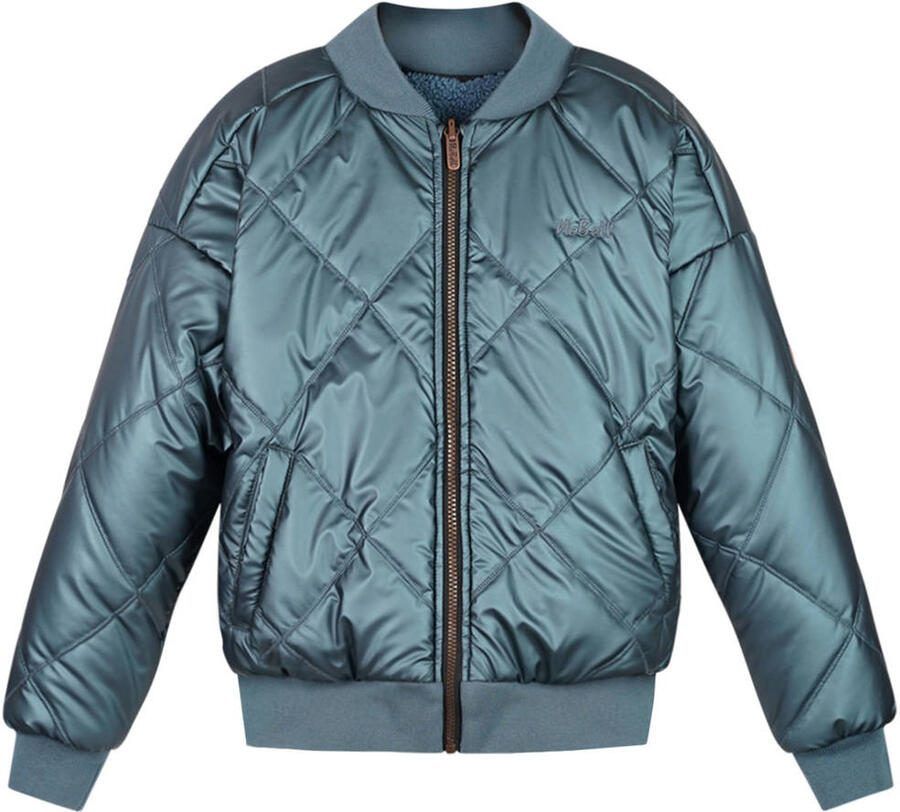 NoBell teddy reversible bomberjack blauw - Foto 2