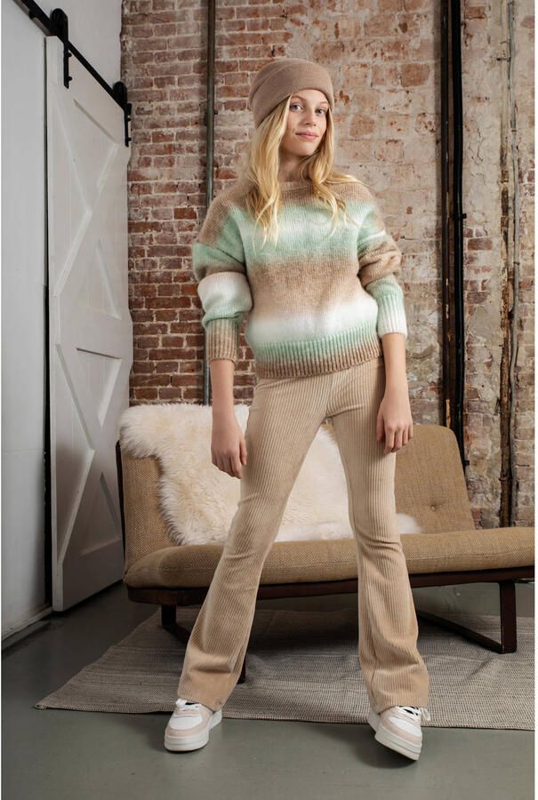 Nobell Mint Trui Kes Dropped Sleeve Knited Sweater