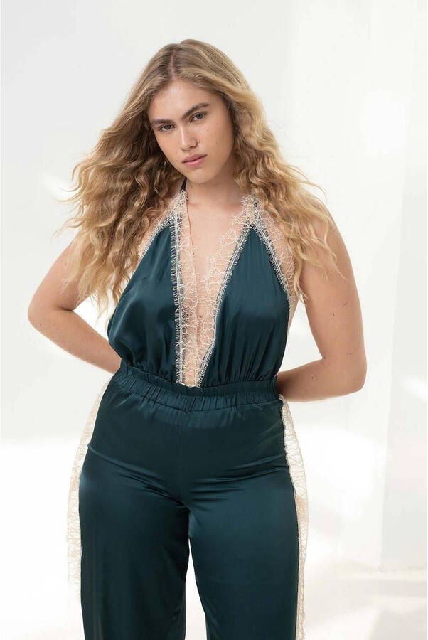 Noblesse Oblige Luna Jumpsuit Blauwgroen