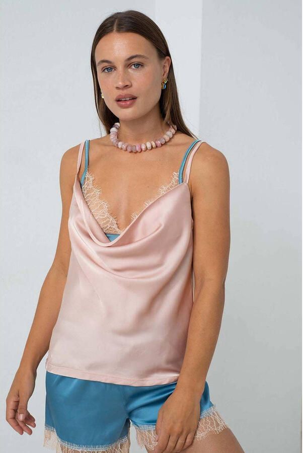 Noblesse Oblige Luna Top Beige Kant