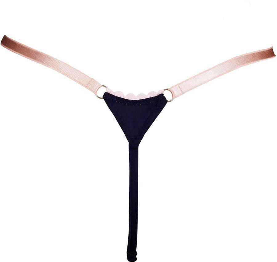 Noblesse Oblige zijden string zwart - Foto 2