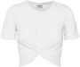 Noisy May Kort T-shirt met knoopdetail model 'TWIGGI' - Thumbnail 1