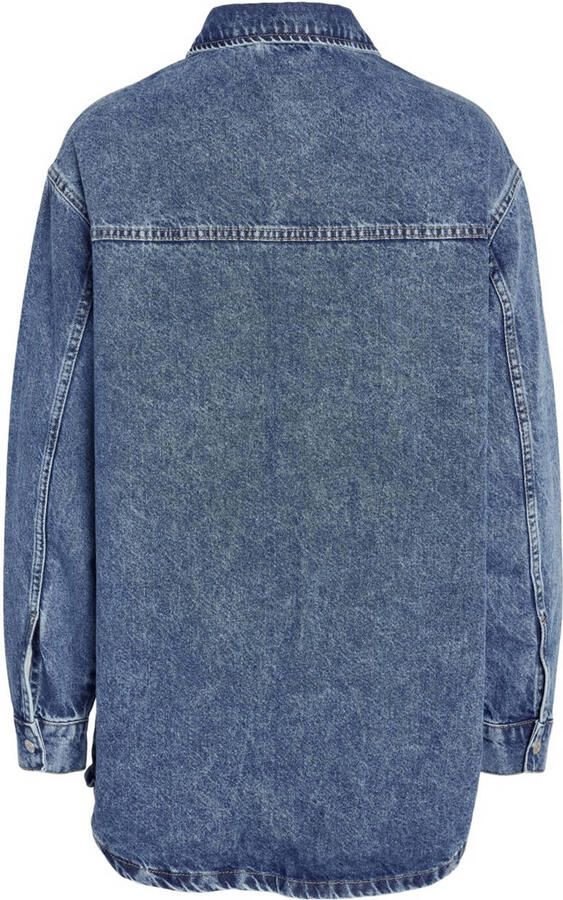 NOISY MAY Curve denim blouse medium blue denim
