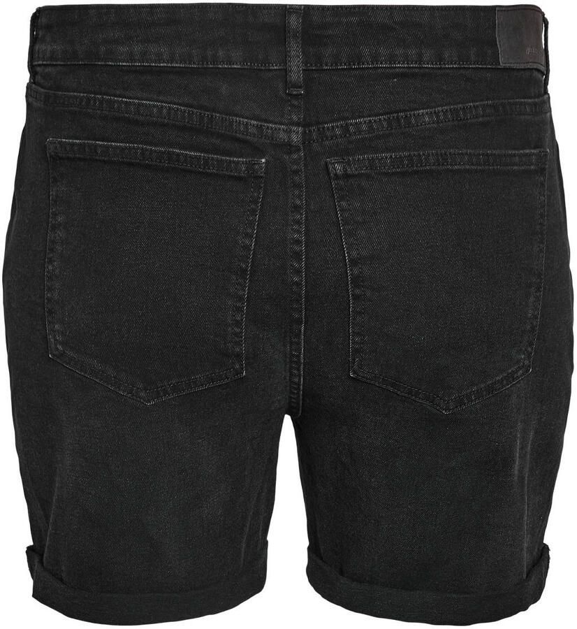 NOISY MAY Curve regular high waist denim short black denim - Foto 2