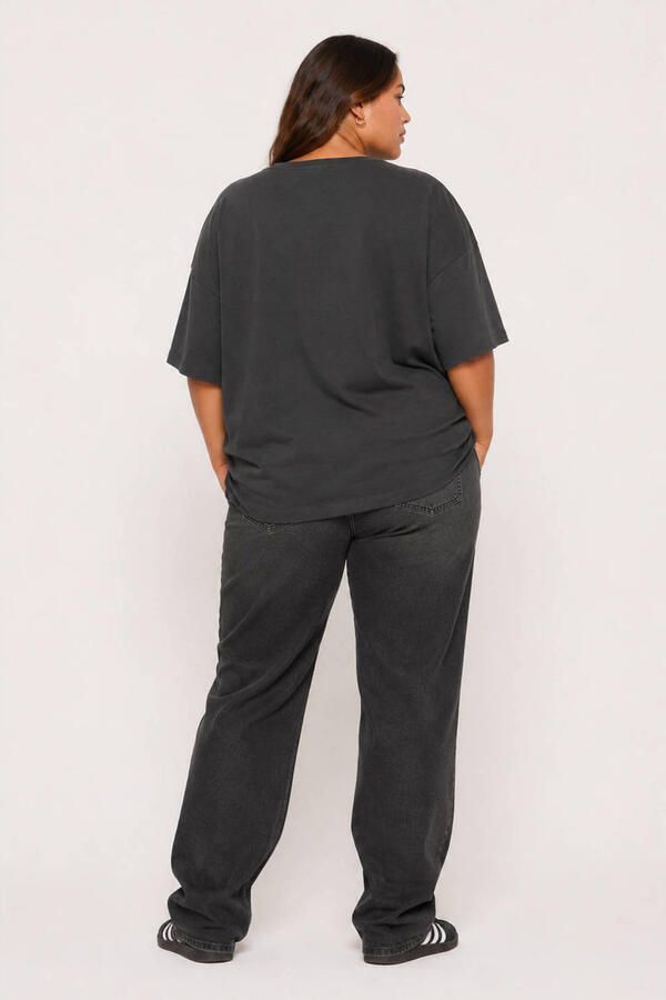 NOISY MAY Curve T-shirt grijs - Foto 2